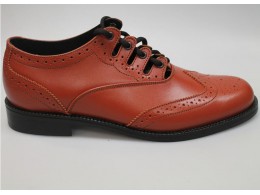 A Sample Red Leather Brogue 